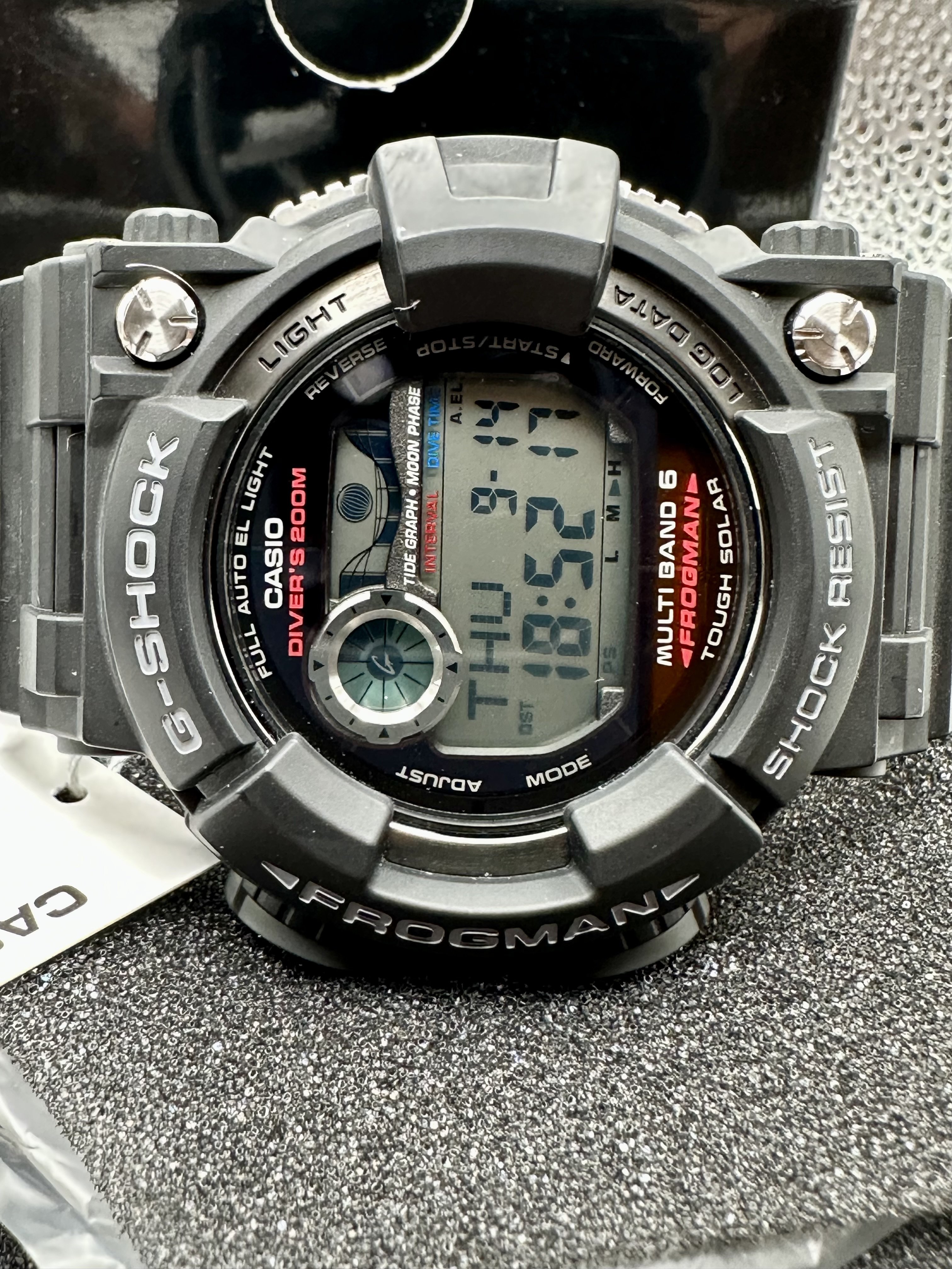 325 USD] Casio G-Shock GWF-1000-1 Frogman Black Multi-Band 6 Tough