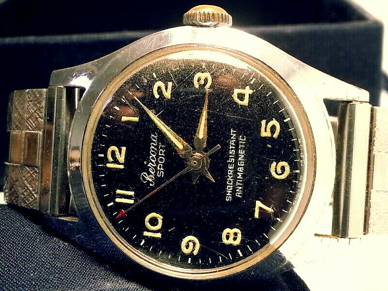 L 052 MILITARY RARE VINTAGE 1958 BERCONA SPORT 423 SKELETON