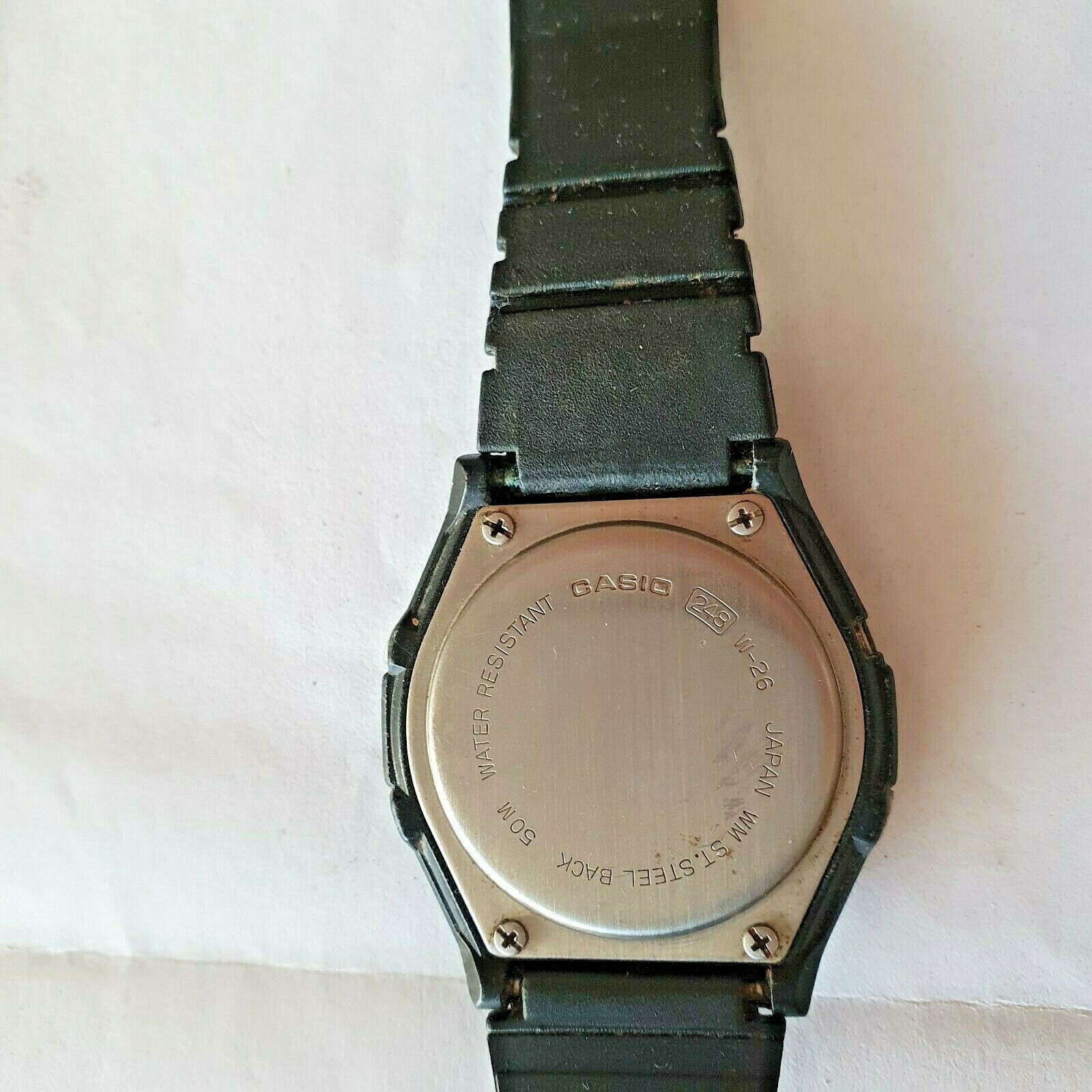 Casio W-26 Module 248 Japan Vintage 80