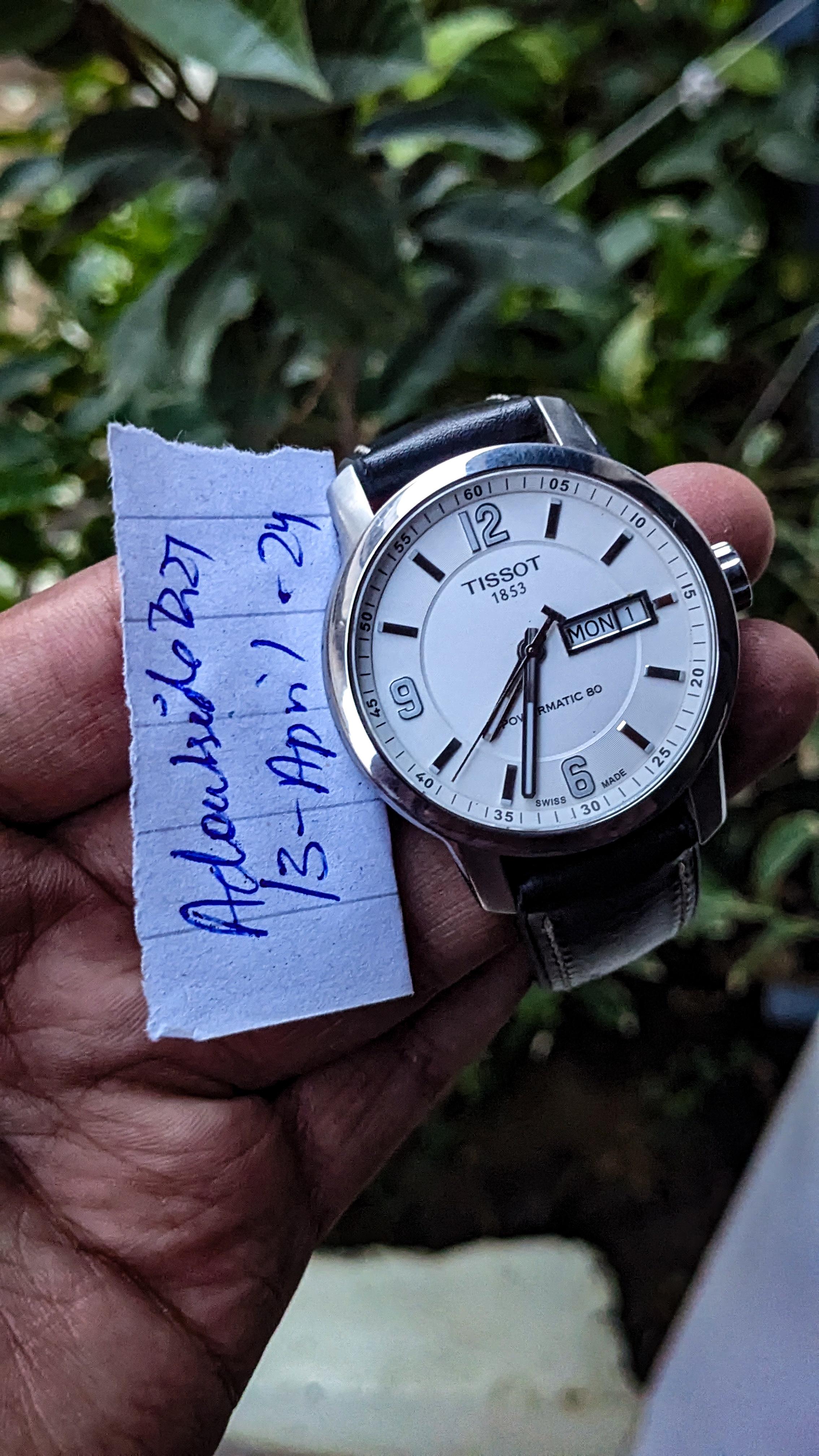 wts Tissot prc 200 powermatic 80 T055430A automatic swiss watch in 265 WatchCharts Marketplace