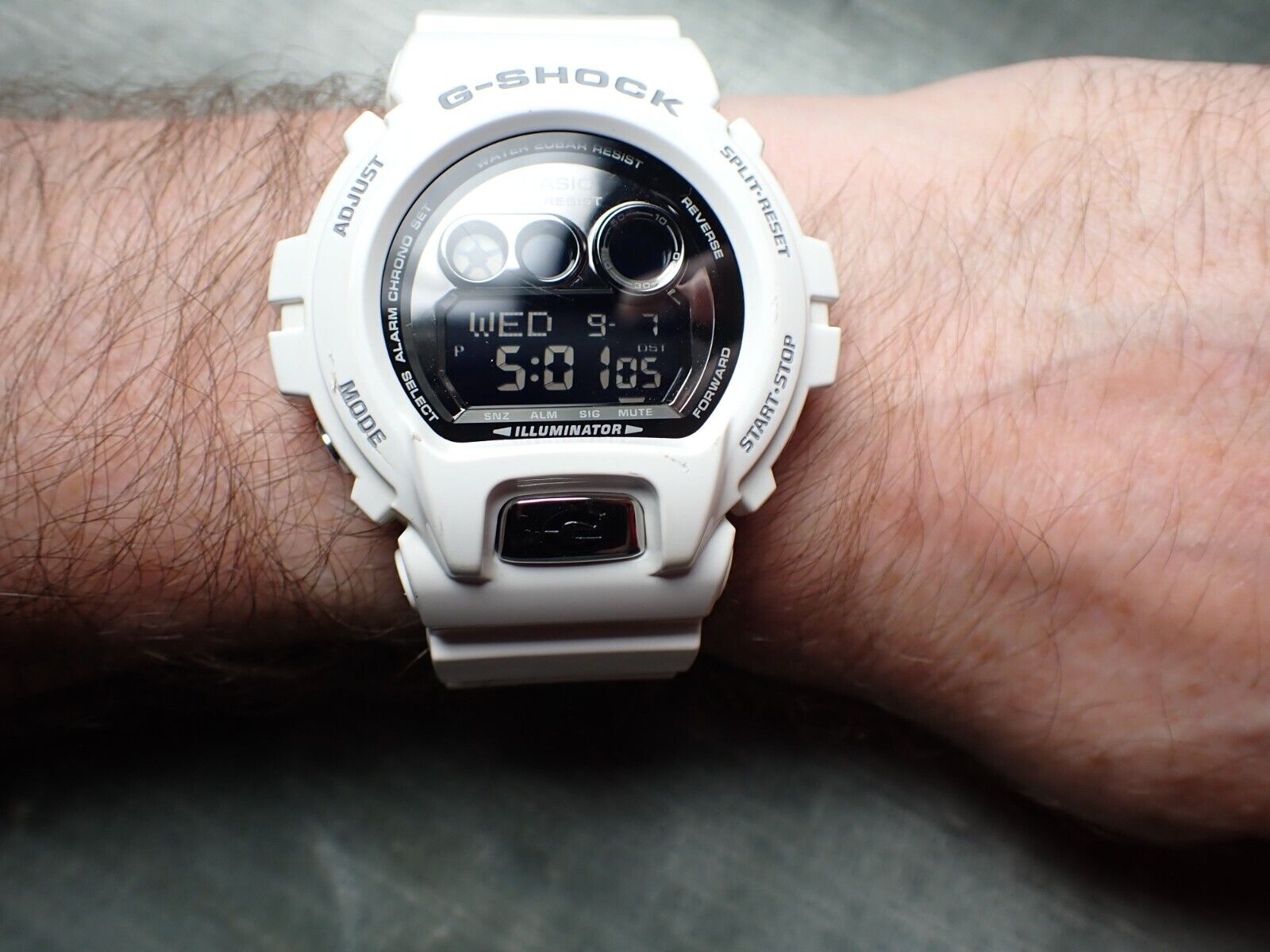 Casio G-Shock GD-X6900FB 3420 Quartz Digital Men's Watch - White