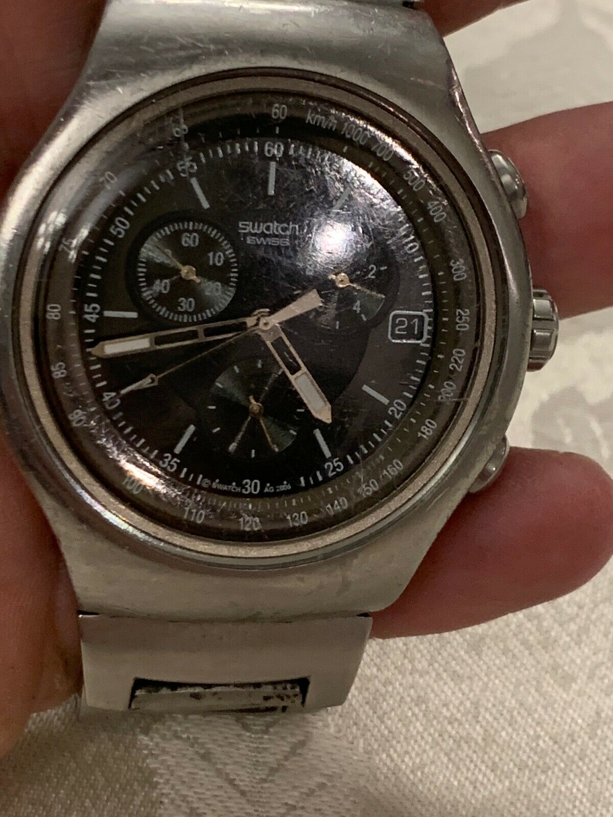 Swatch Irony Chrono 'THE MOONSCOPE YOS400G~ 2005 | WatchCharts