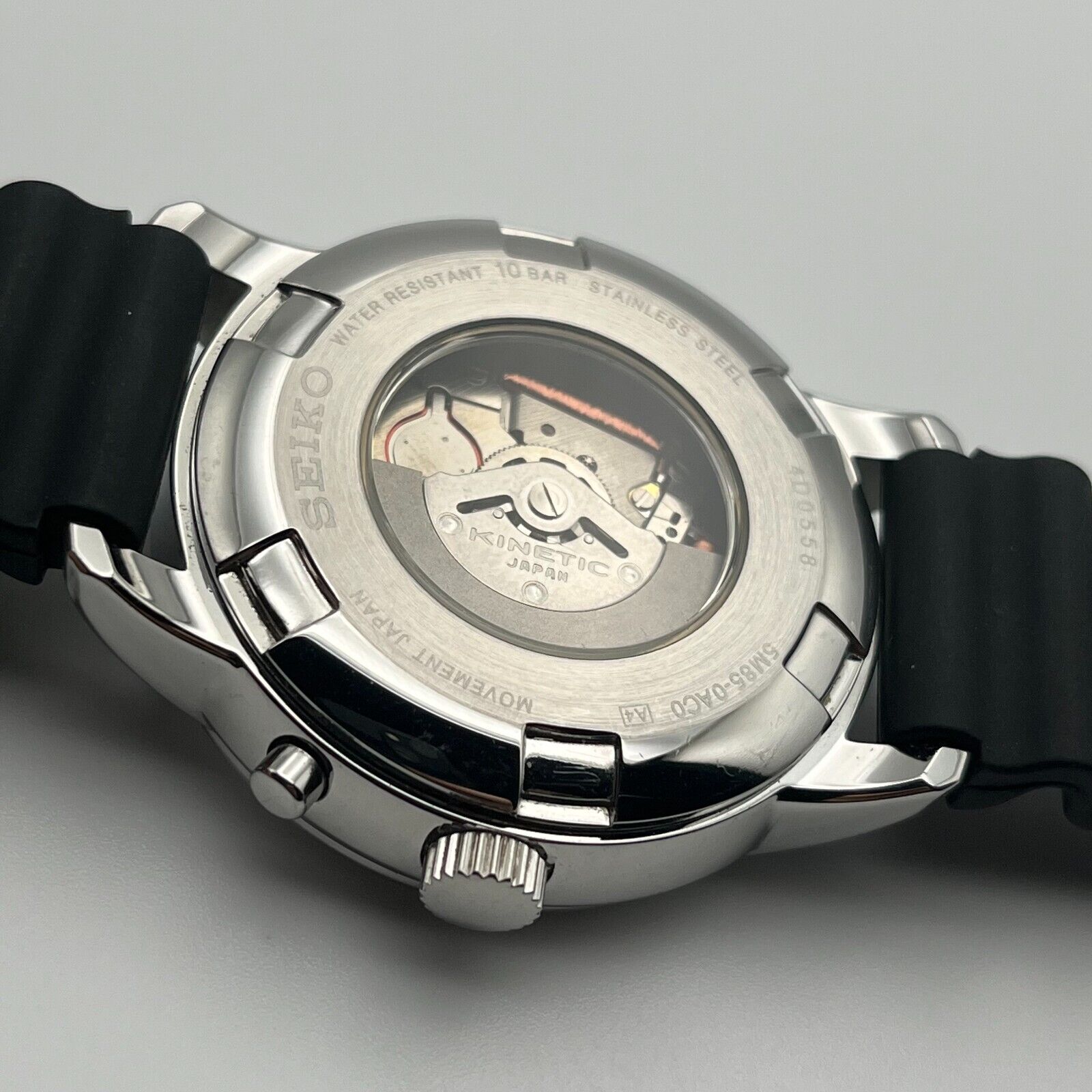 ゴロリ Seiko Kinetic GMT 5M85-0AC0 - Runs - Needs a New Capacitor