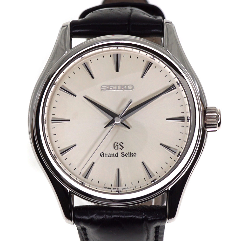 GrandSeiko [Grand Seiko] SBGX017 quartz battery type Pt950 platinum  crocodile leather silver type 3-needle analog men's watch clock [used]  USED-9 | WatchCharts Marketplace