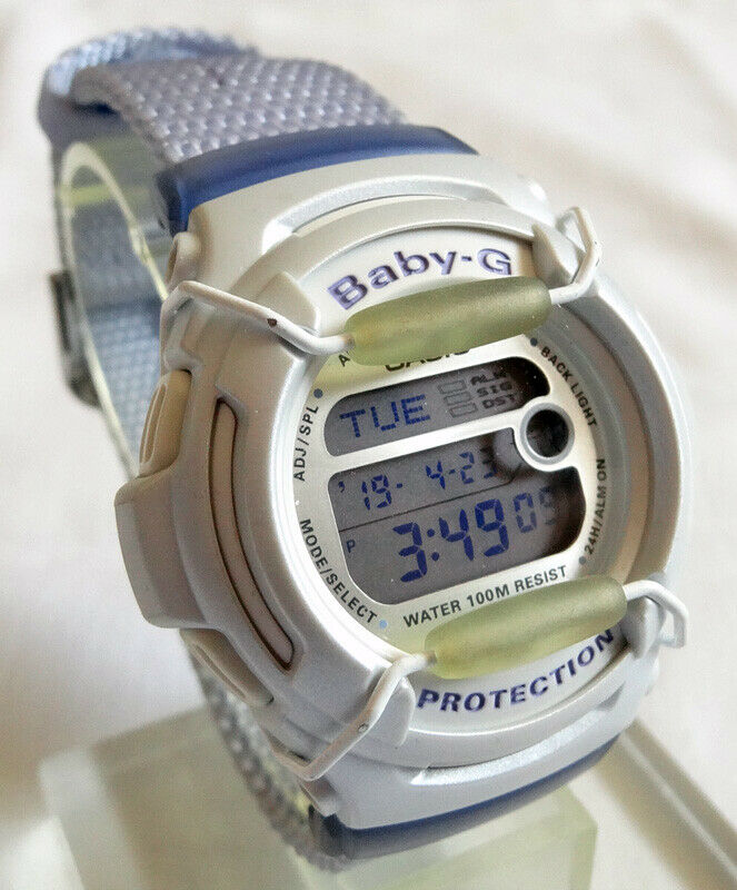 2001 Casio Purple Numbers Baby-G BG153B-6V 2285 Baby G-Shock BG153