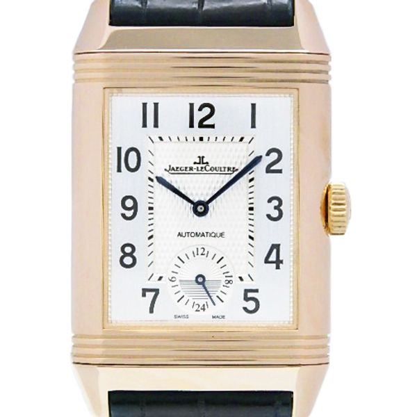 K18PG Jaeger Lecoultre REVERSO Reverso Classic Large Duo Day & Night ...