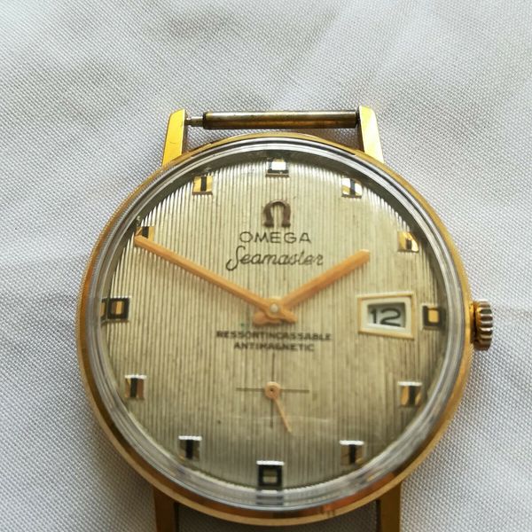 Watch Marked as Omega Seamaster Ressortincassable Antimagnetic 18k 0.750 Gold WatchCharts Marketplace