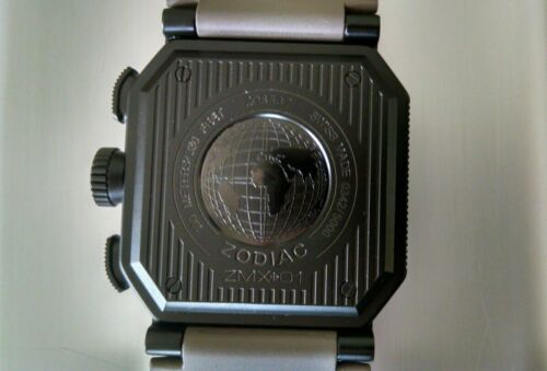 Zodiac ZMX+01 Adventure Chrono Analog Display Swiss Black/Grey