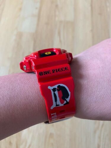 CASIO G-SHOCK ONE PIECE MONKEY D LUFFY FIRE RED DW-6900 JAPAN