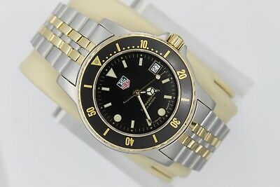 Tag Heuer WD1220 Gold 1500 Professional Watch Mens 925.206 JUMBO