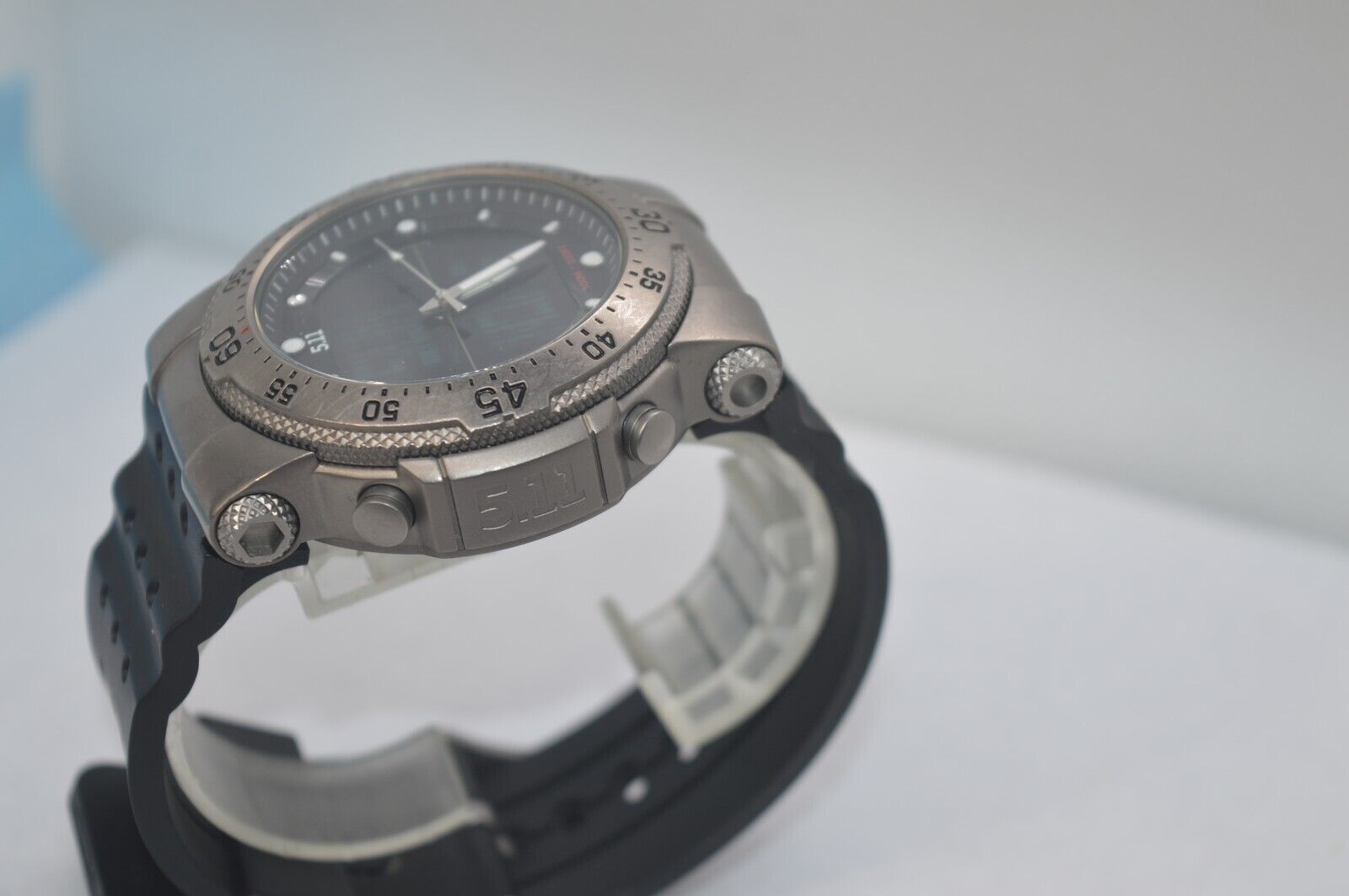 5.11 Tactical Series Titanium Mens Analog Digital Quartz Watch 