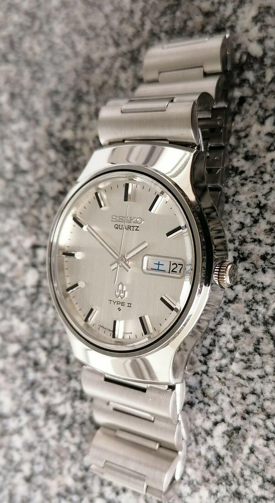 VINTAGE SEIKO QUARTZ TYPE II 7546-7090 JAPAN 1978 MEN'S WATCH