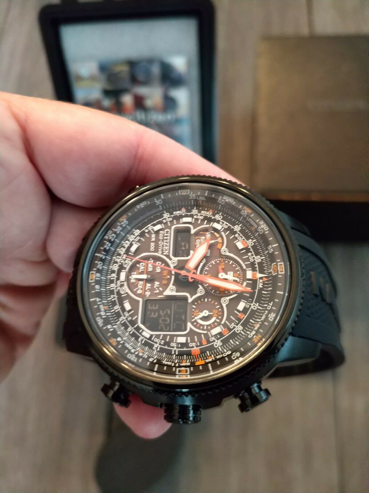 Pilot Chronograph Citizen Eco-Drive Promaster Navihawk A-T Men's