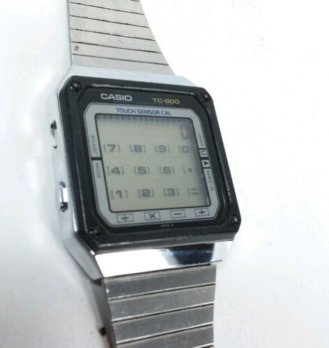 casio touch screen calculator watch