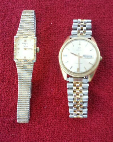 Vintage Omega 21 Electra Ladys Watch 14k GE 76021. Omega