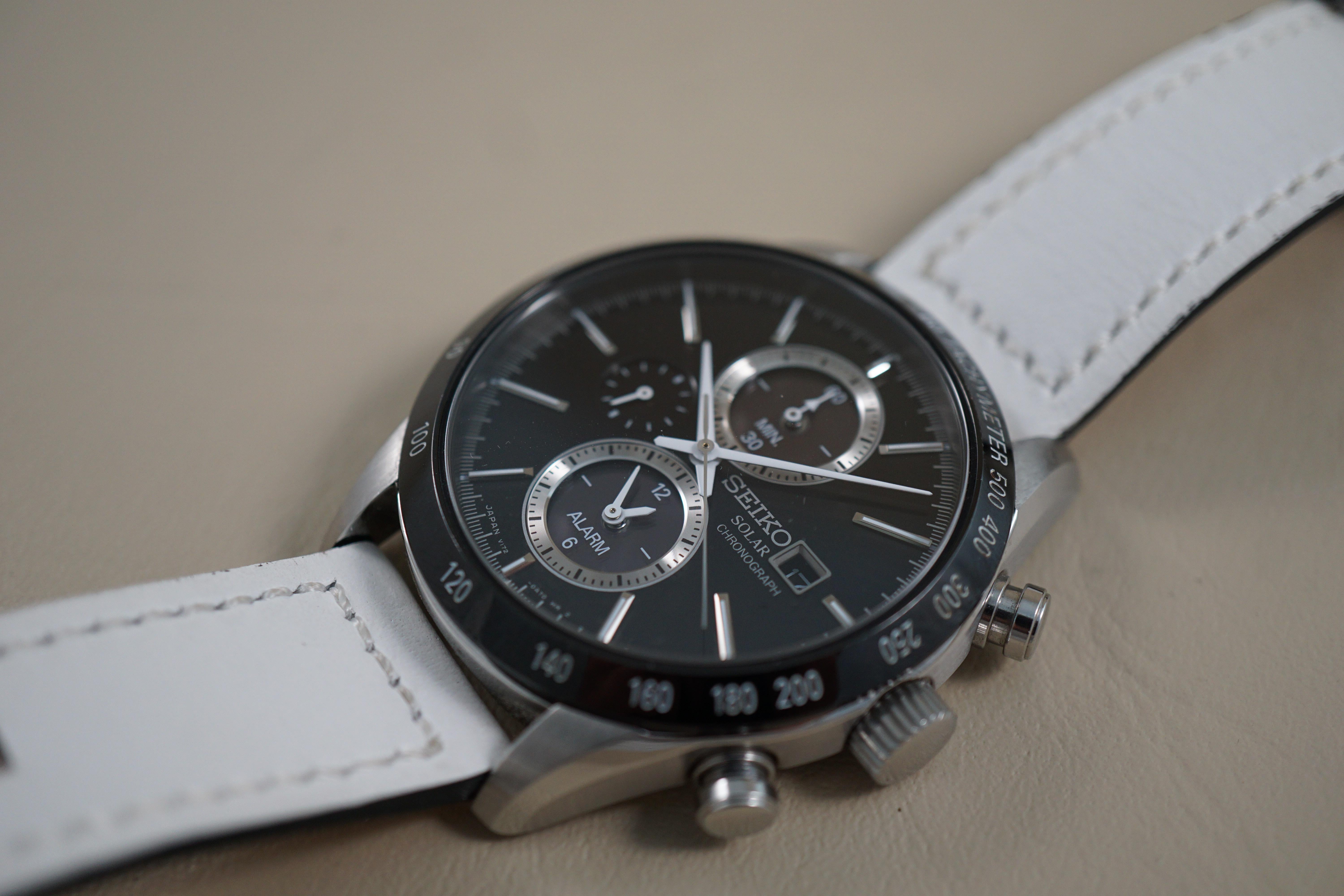 seiko spirit solar chronograph