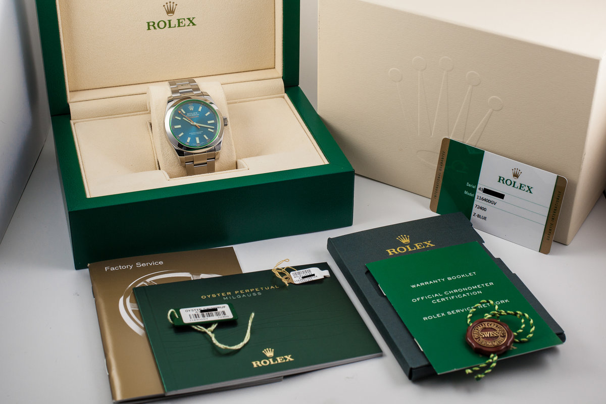 Rolex milgauss outlet box