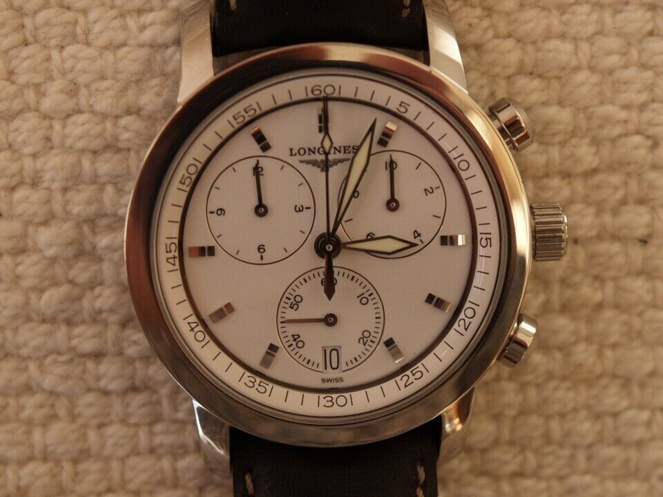 Longines Heritage Quartz L2.663.4 Quartz Chronograph, Ltd Edn