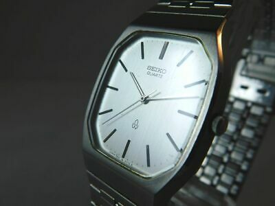 GOOD!! SEIKO 2621-5180 SILVER MEN'S VINTAGE WATCH JAPAN-A QUARTZ