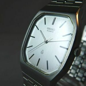 GOOD!! SEIKO 2621-5180 SILVER MEN'S VINTAGE WATCH JAPAN-A QUARTZ