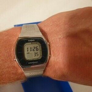 CASIO VINTAGE WATCH CASIOTRON 56CS-50 LCD NOS RARE 70s BOX MANUAL