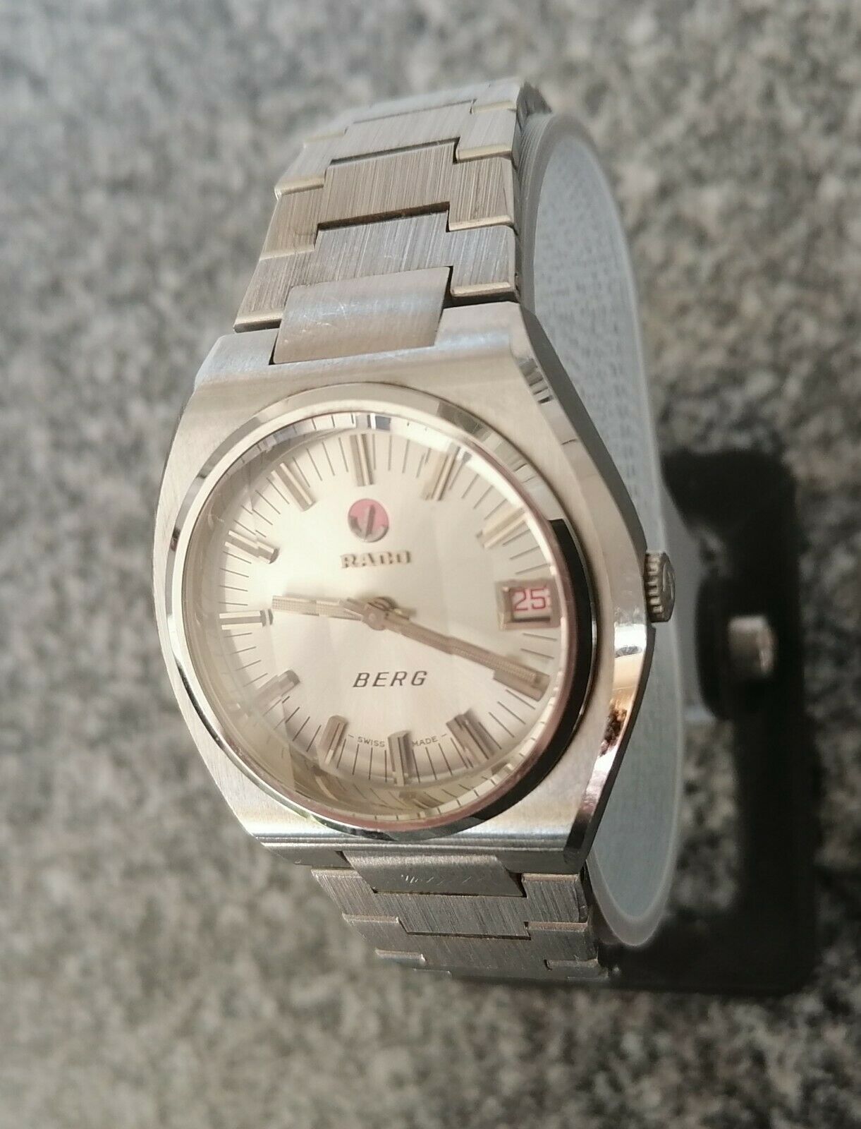 VINTAGE RADO BERG REF. GI043160 HI-BEAT 25 JEWELS AUTOMATIC ETA