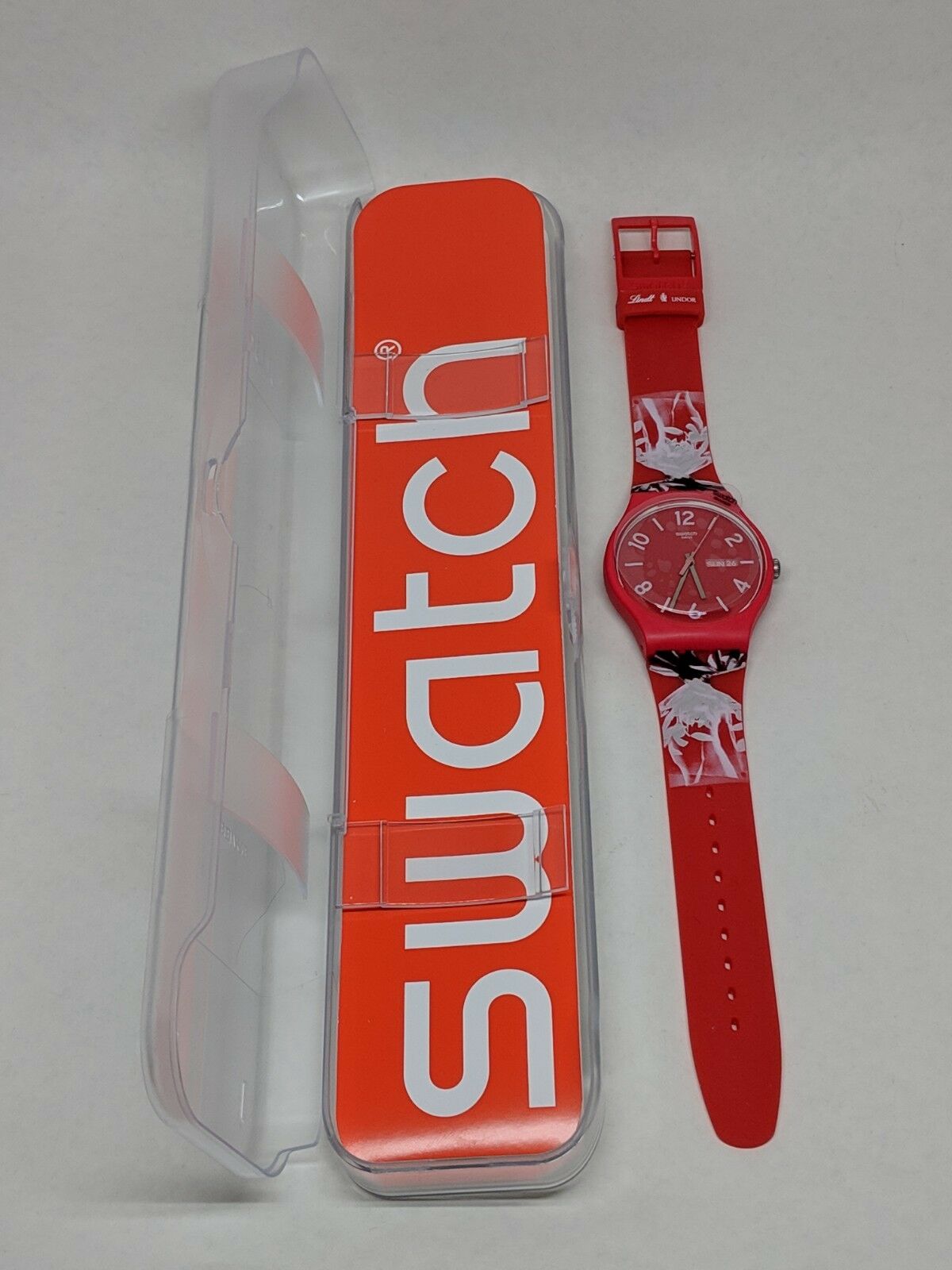 Swatch Watch - SUOR705 - BACKUP RED SO29R705 - PROUDLY RED - Swatch® United States main image 4