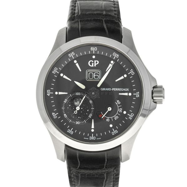 FS - Girard Perregaux 49650 GP Traveler Power Reserve Moon Phase ...