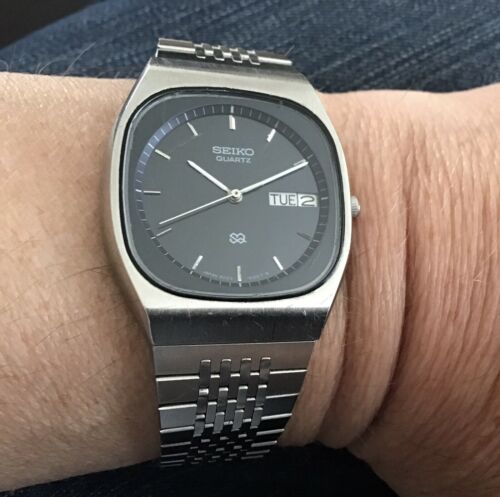 時計 SEIKO SQ 8223-510A SUWA FACTORY Vintage Seiko SQ Quartz 8223-510A Gents Stainless Steel