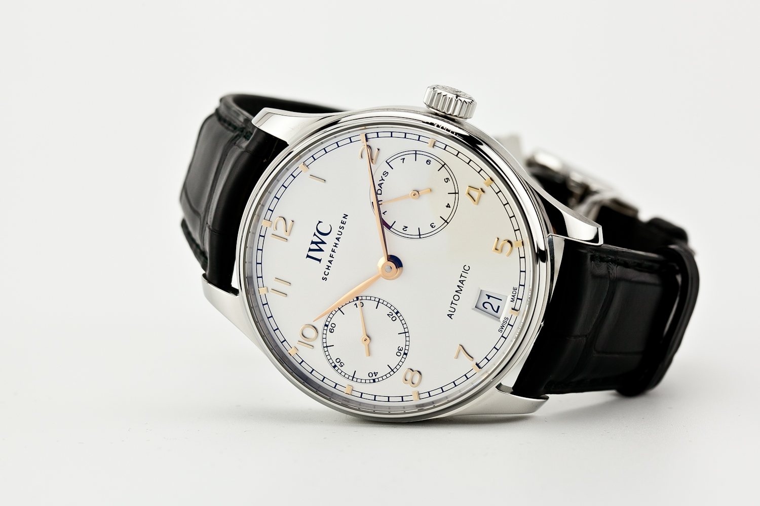 fsot IWC Portuguese Automatic 7 Day IW500704 500704 new