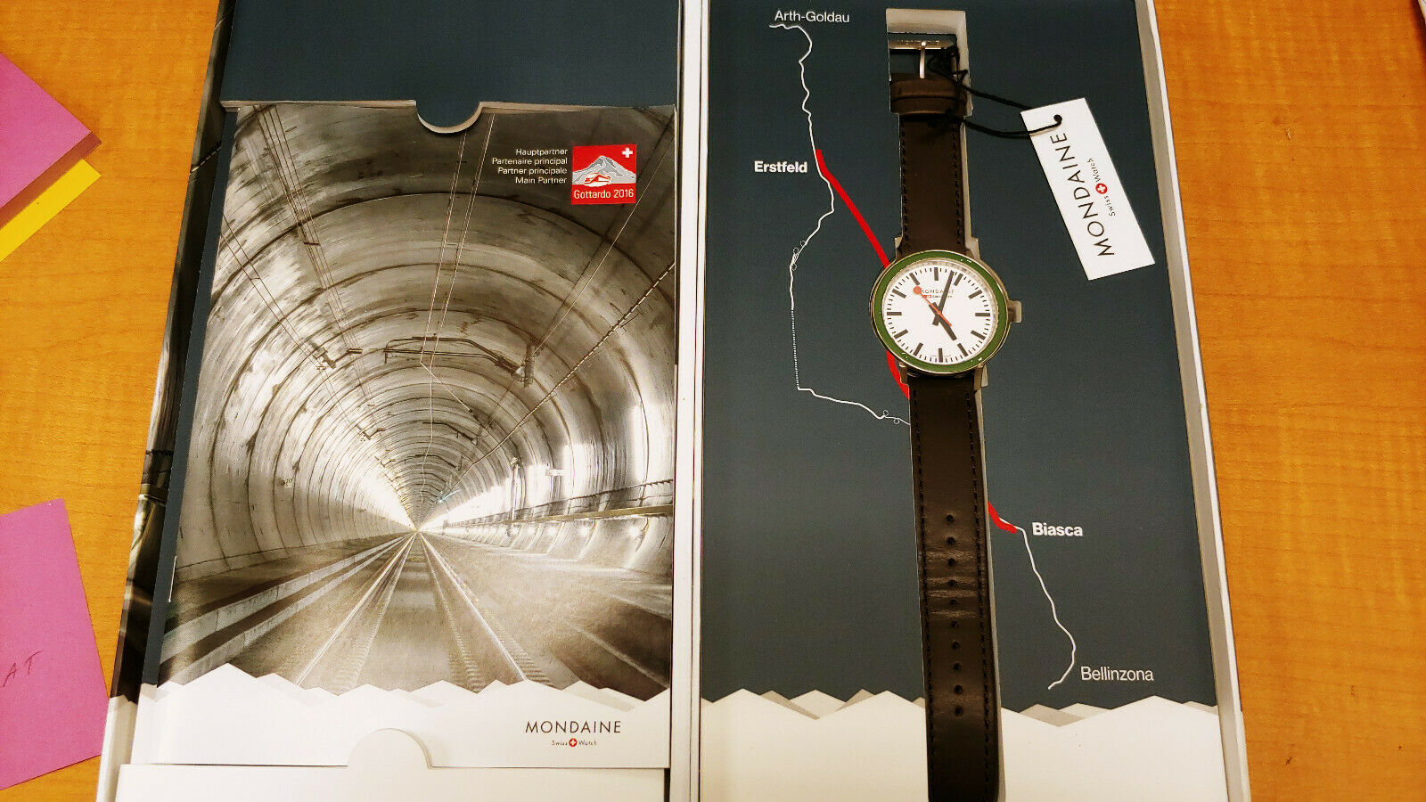 Mondaine stop2go Gottardo Limited Edition A9500.30363.16SBH Watch