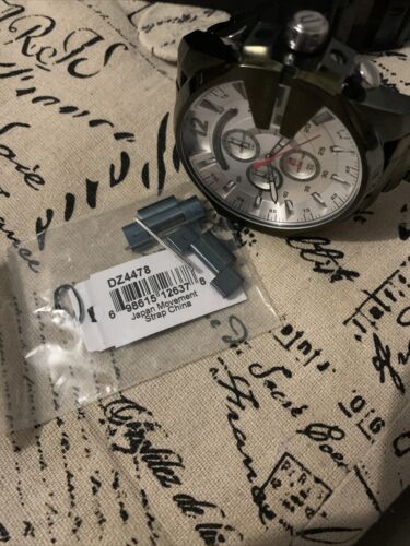 Diesel men s mega chief stainless steel chronograph watch Olive