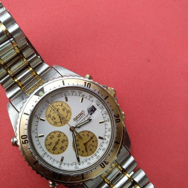 SEIKO 7T426A5A SPORTS 150 Alarm Chronograph Timer Quartz Watch