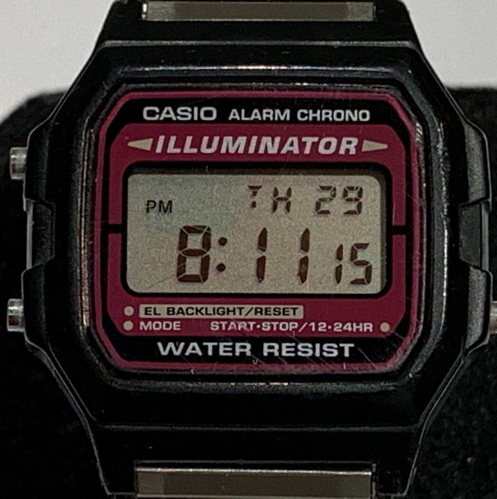 Vintage Casio F 106 American flag watch Illuminator WatchCharts Marketplace