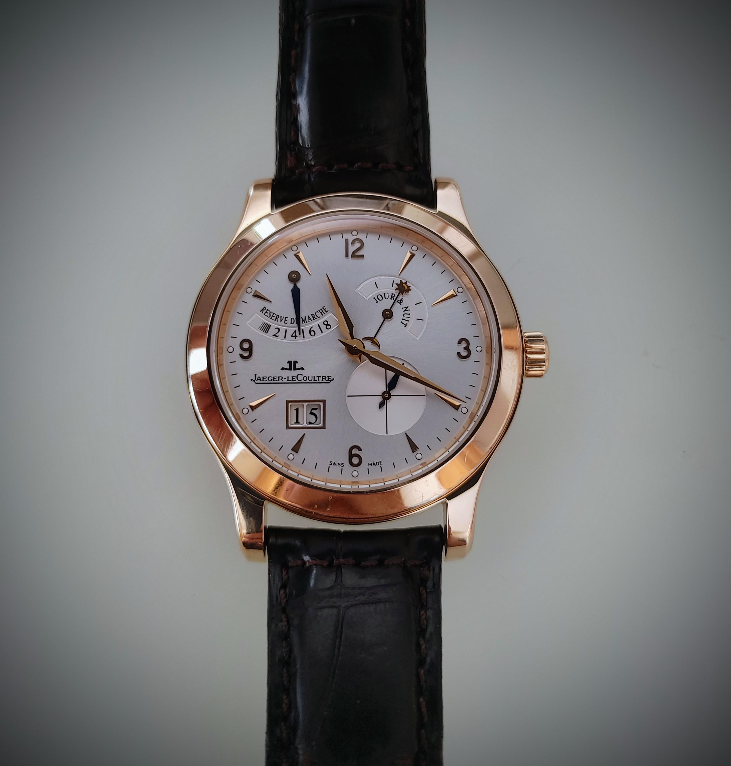 WTS Jaeger LeCoultre Master 8 Days 18k Rose Gold 41.5mm