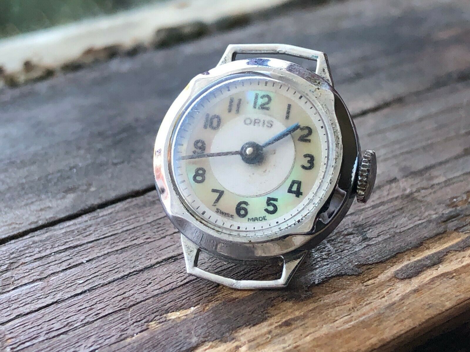 Authentic Vintage Ladies ORIS 671 KIF 7 JEWELS 12 HR SWISS H Wind