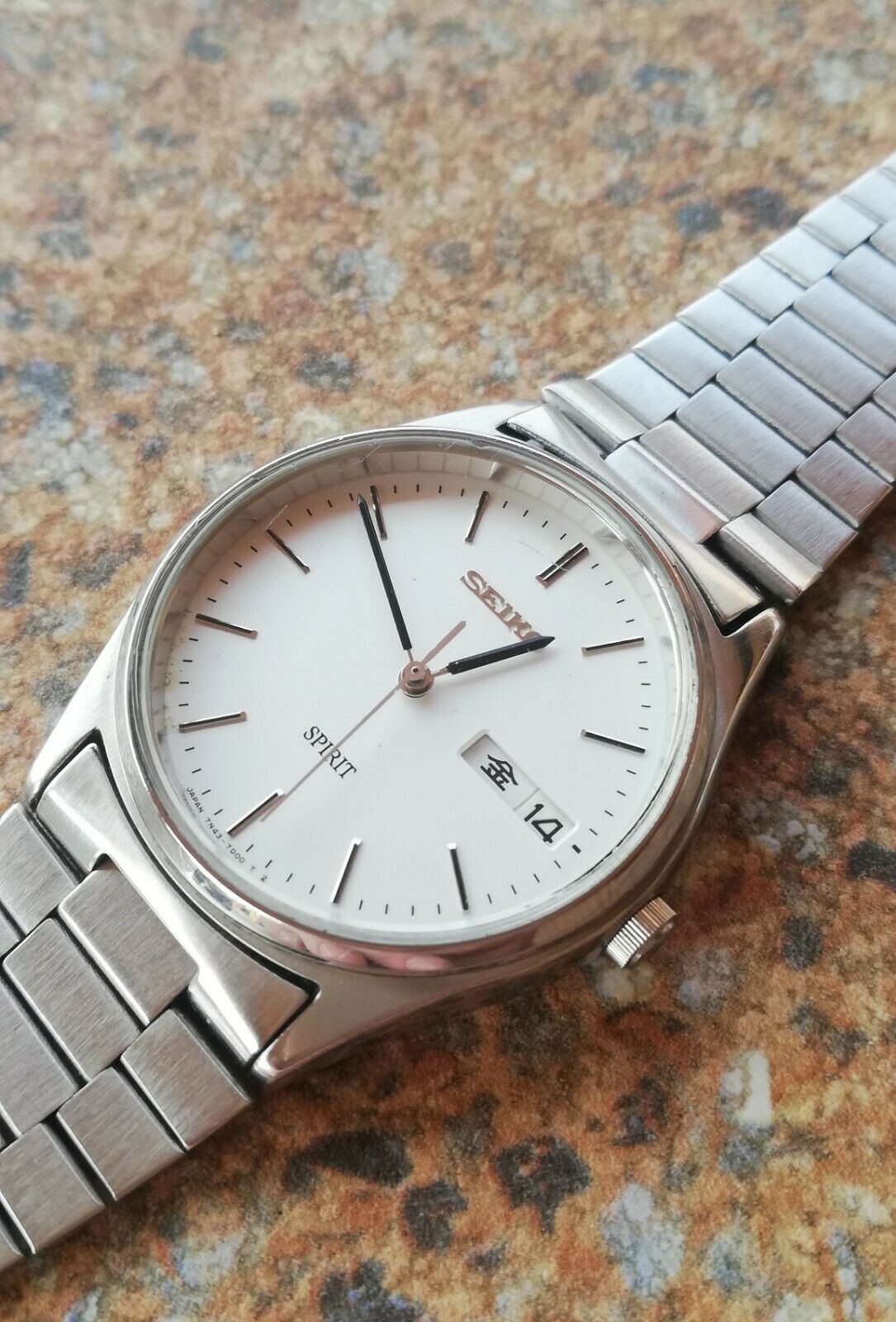 Seiko Spirit Quartz JDM 7N43 7B60 Kanji JDM June 1991