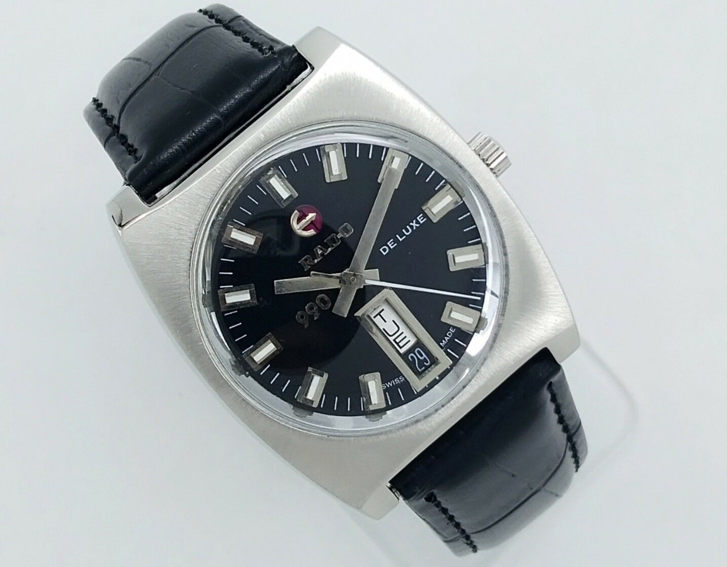 Rado 990 Deluxe 1970s Automatic Swiss Made Mens Rare Vintage Watch