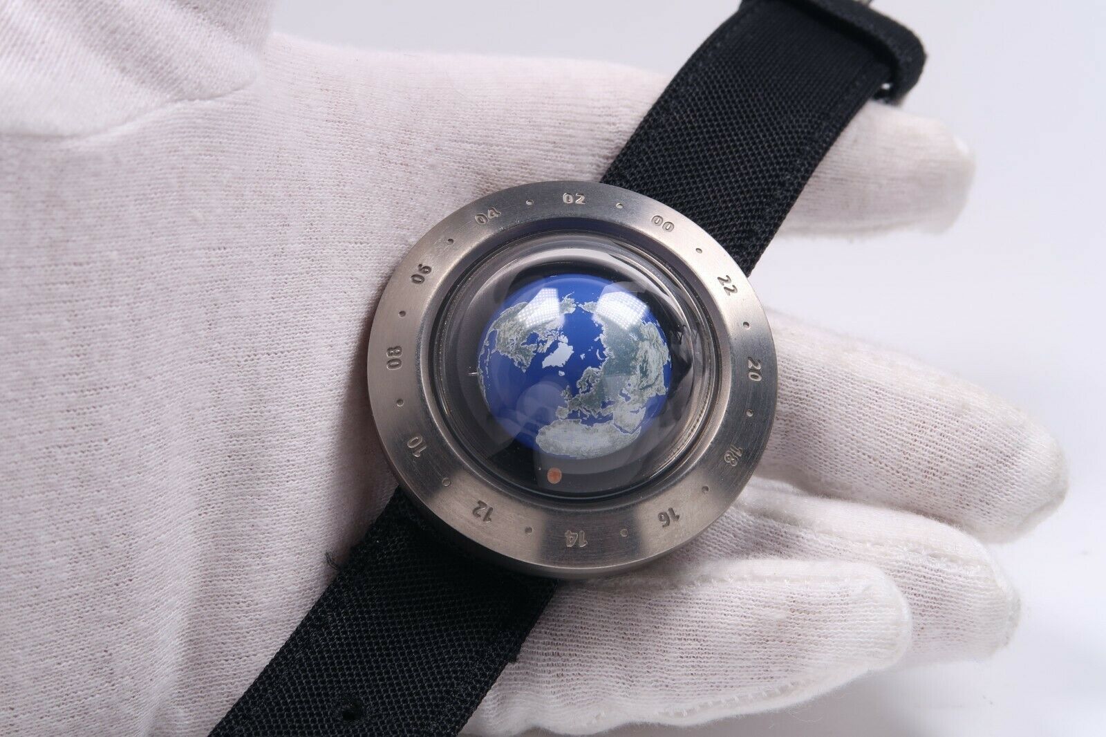 SEIKO Think the Earth WN-1 Globe Dial Watch SII Quartz Space-Port 