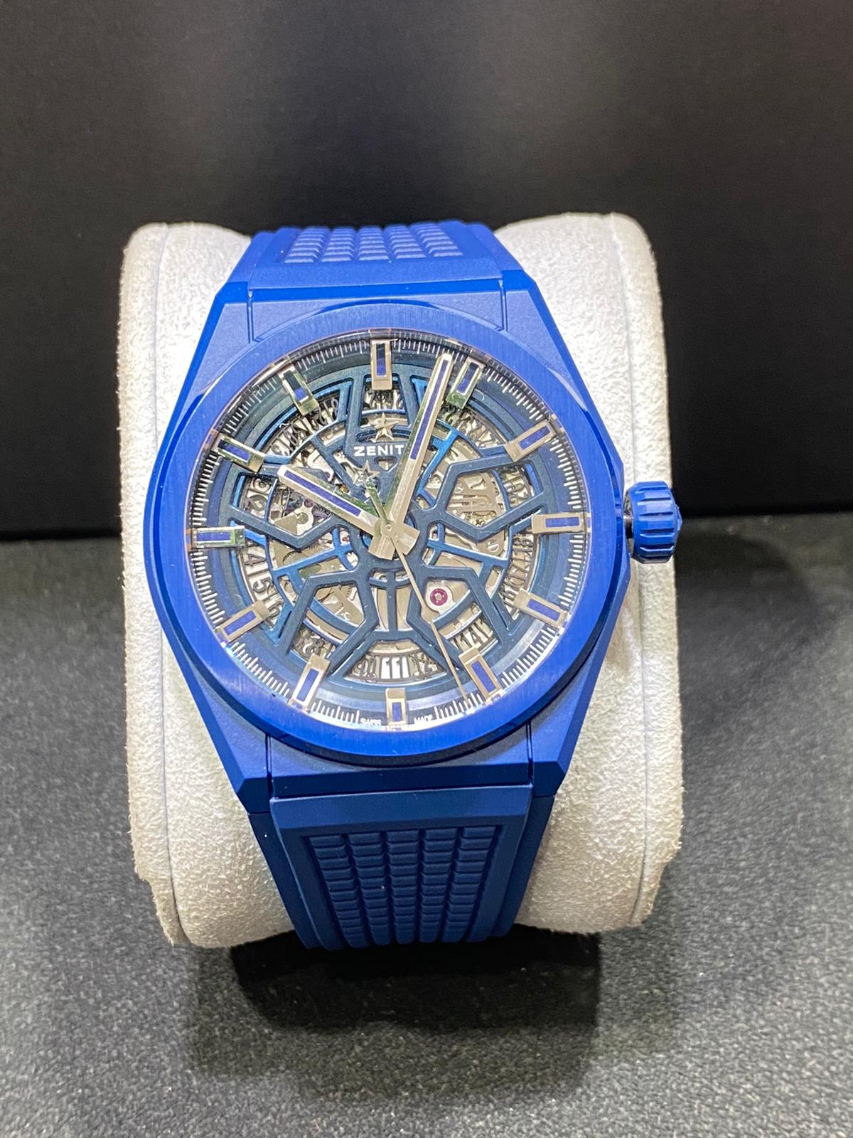 WTS] Zenith Defy Classic Blue Ceramic with skeleton dial - 41mm