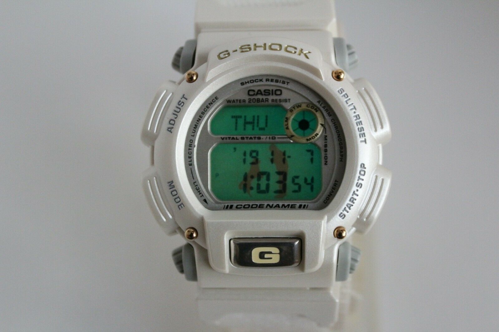 CASIO DW-8800AJ CODENAME ADMA FAIRBANKS ALASKA white Watch G-Shock 