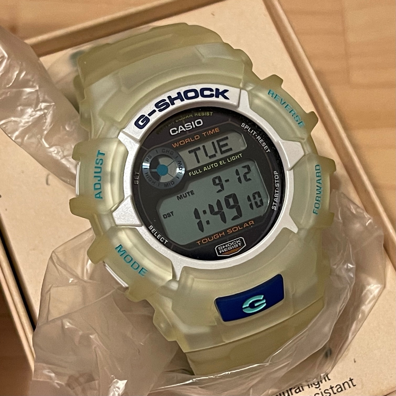 Casio g shock tough best sale solar manual