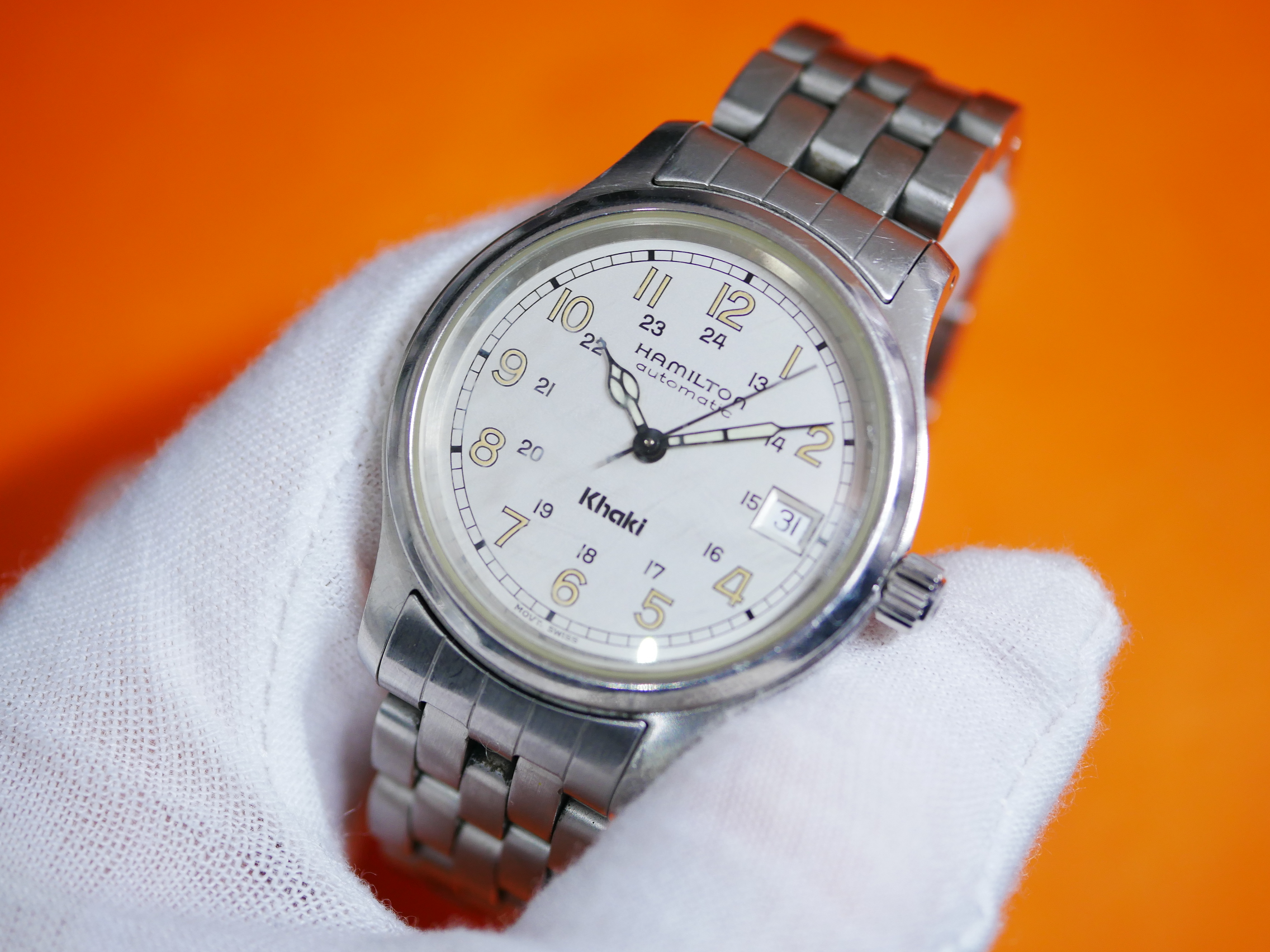 ☆hamilton khaki automatic 9721B 2本1990年代 - 腕時計(アナログ)
