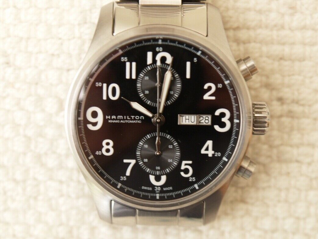 Hamilton Khaki Officer Automatic Valjoux 7750 Chronograph H717160