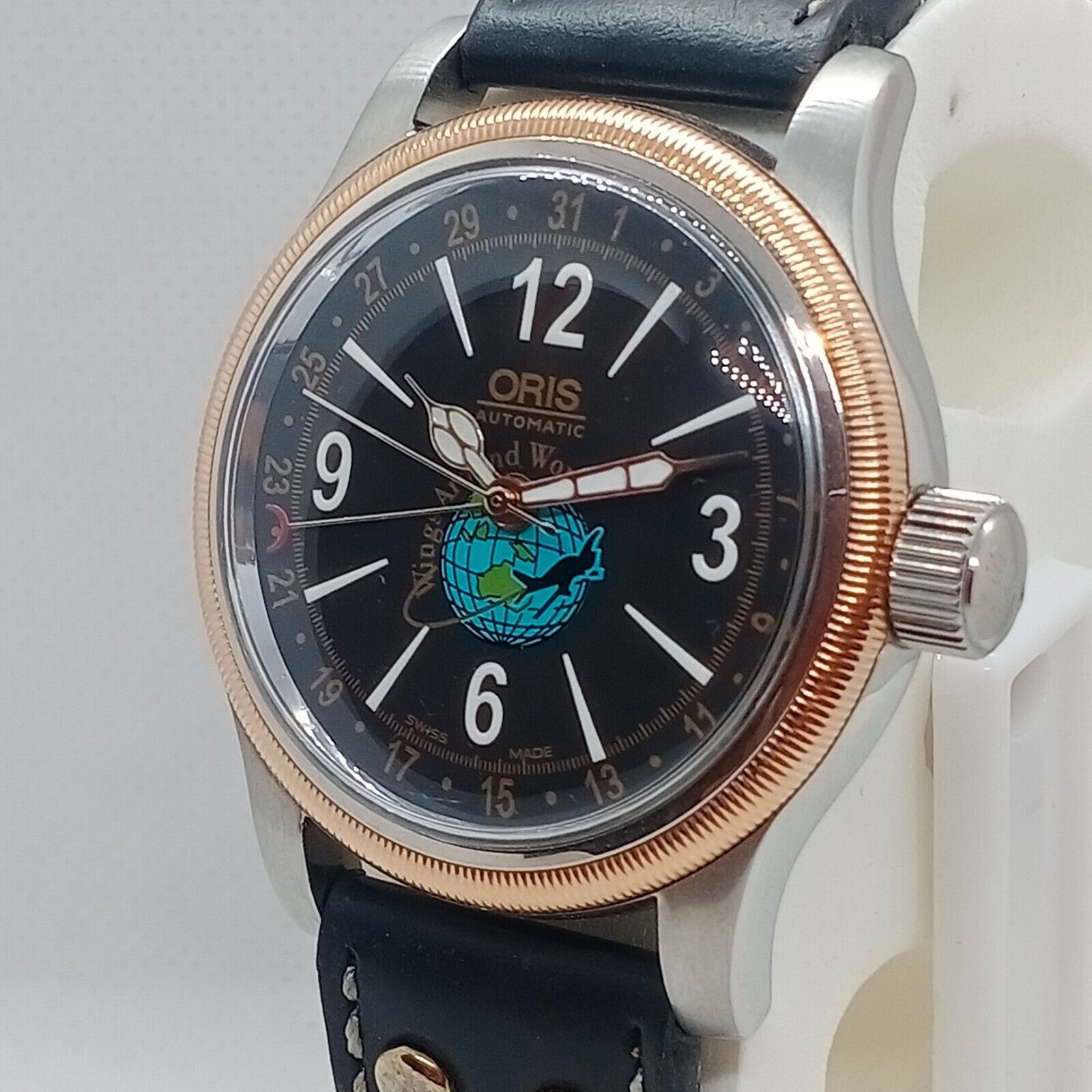 Oris Wings Around the World Automatic Two Tone Pointer Date