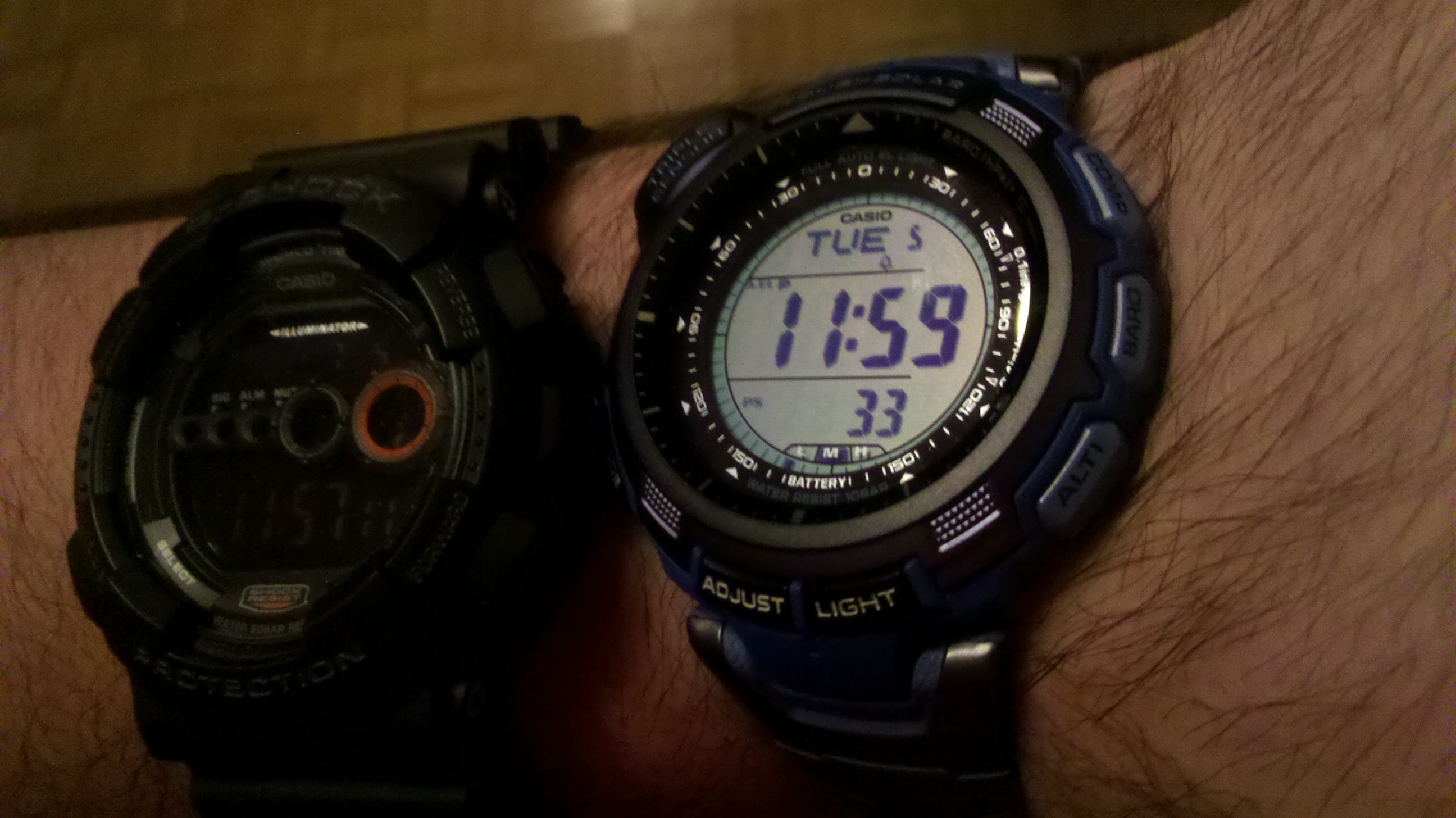 Sold Casio Protrek Prg 110c Alti Baro Comp Temp Japan Exclusive Brand New Watchcharts