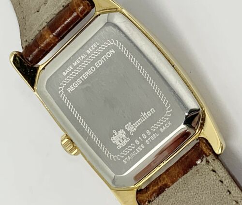 Vintage Hamilton Boulton 6186 Registered Edition 15 Jewel Quartz