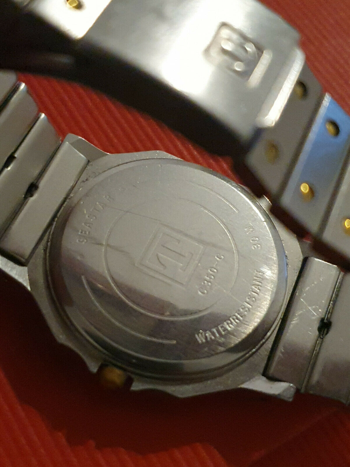 希少 1980年代 TISSOT SEASTAR C350-G メンズ腕時計 RARE VINTAGE 1980S TISSOT SEASTAR C350-G SANTOS DUMONT TANK