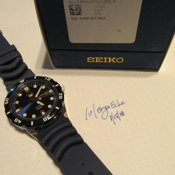 WTS] Seiko 5 Automatic Watch SRP677K2 | WatchCharts