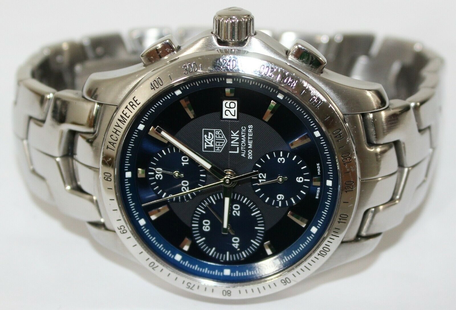 Tag Heuer Link CJF2114 0 42mm Automatic Chronograph Calibre 16